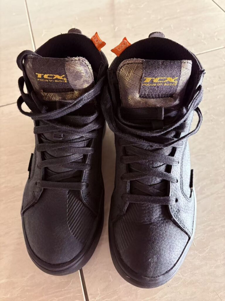gear review: tcx street 3 wp women motorcycle shoes 4