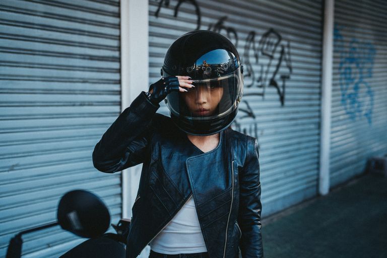 Top leather motorcycle jackets for petite women riders